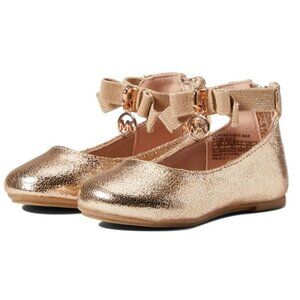 MICHAEL Michael Kors | Kenyah Kay Signature Logo Charm Ballet Flats | Size 4